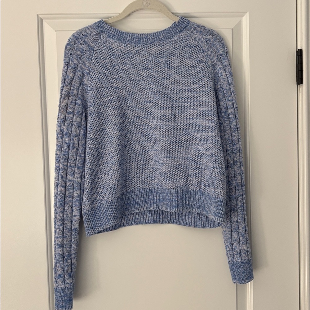 27 Miles Blue Crew Neck Sweater